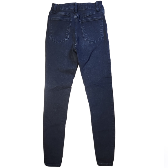 No Boundaries Black High Rise Skinny Jeggings Juniors Size 3 26" Inseam - Picture 3 of 5